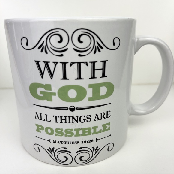 With God "All things are Possible" Mug - Picture 2 of 5